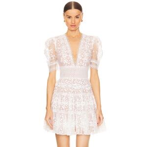 Bronx and Banco Megan Mini Dress in White - size small